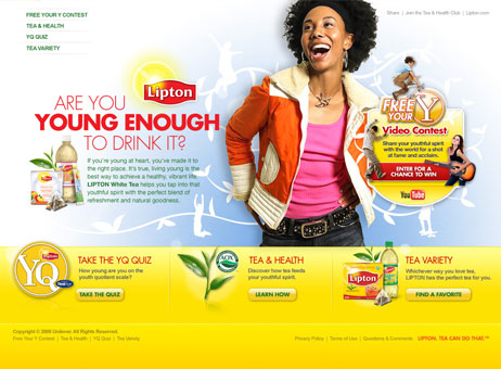 Lipton Microsite